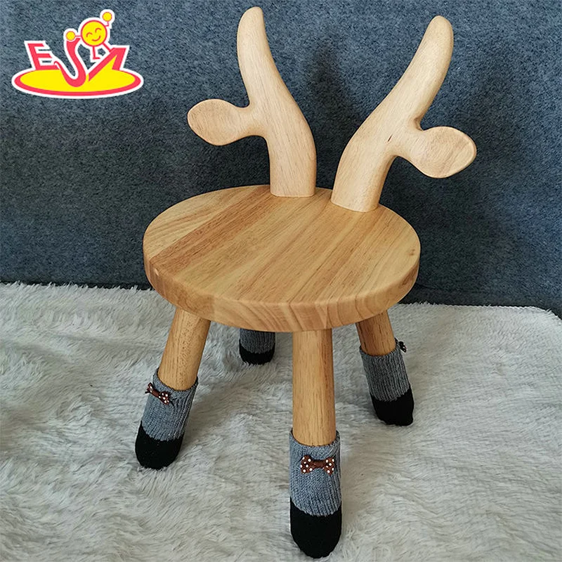 Wholesale kids steps tool living room wooden chair furniture for toddlers W08G308