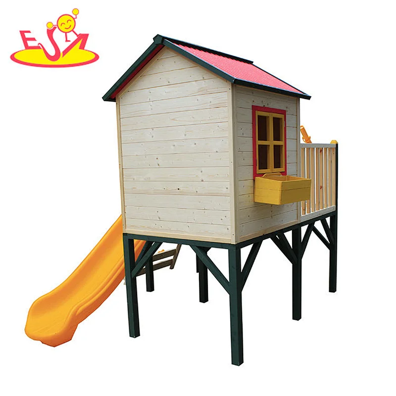 2021 New hottest outdoor wooden house toys for kids garden playing W01D080