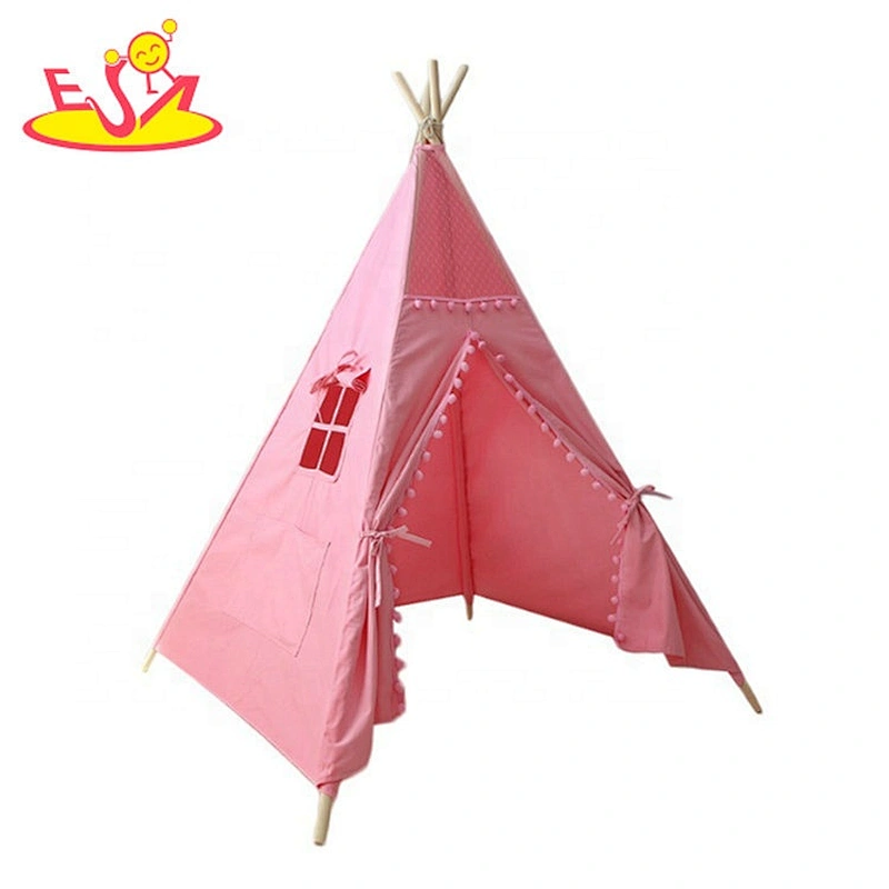 2021 Hot sale Cotton Canvas teepee circus kids tent toys for girls/boys  W08L045F