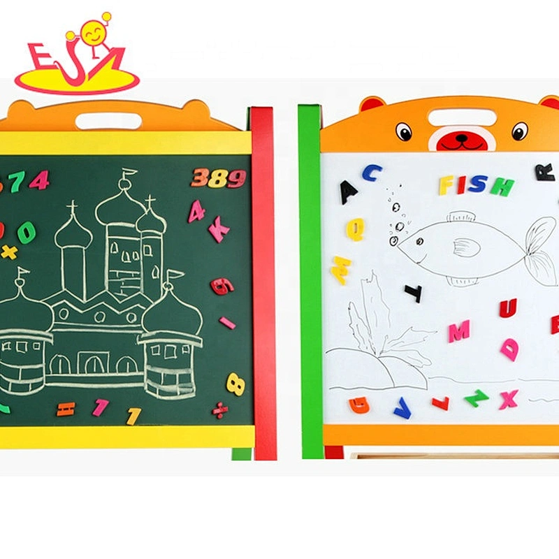 2021 hot sale Wooden chalkboard toy for kids to study W12B197A