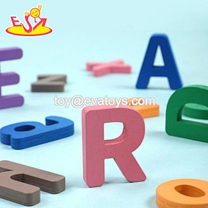 Whole sale preschool wooden cartoon study toys for kids W12E100