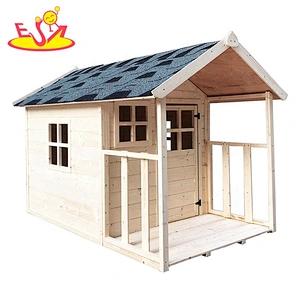 Wholesale great sale outdoor wooden house for kids palying W01D088B