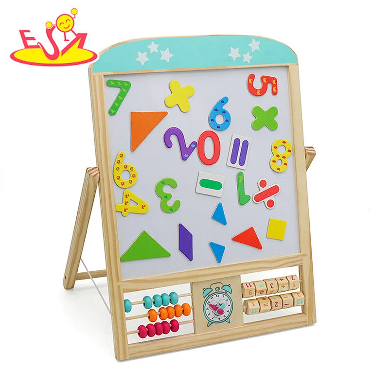 Top sale educational wooden small drawing board for kids W12B084A