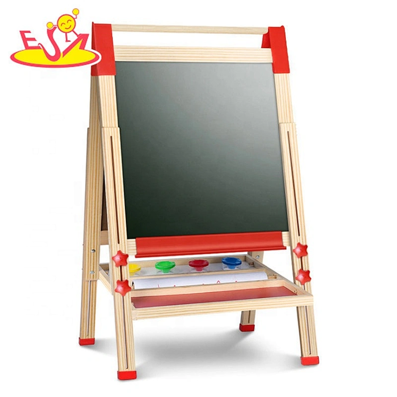 Hot sale educational wooden drawing board for kids W12B196