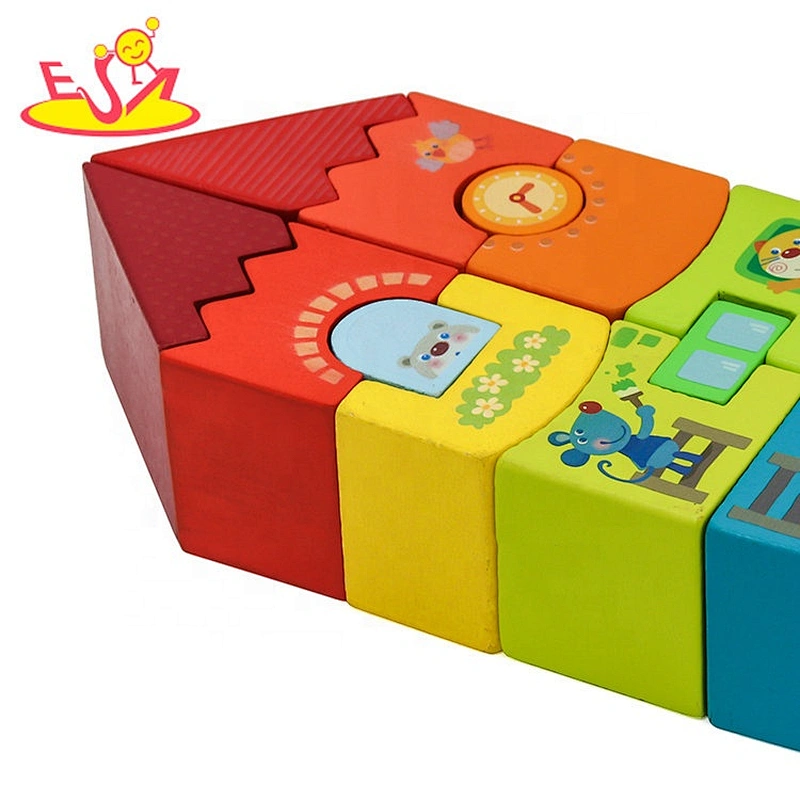 Solid wood hot sale Wooden building blocks W13A240