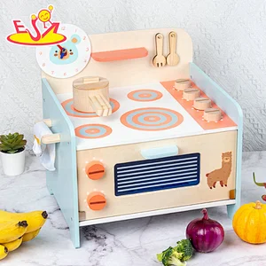 Most popular educational wooden kitchen toy for kids W10C622