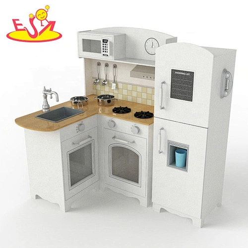 Hot sale big kitchen wooden kitchen for pretend play W10C561