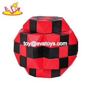 2021 New arrived fashion puzzle toy newest brain teaser wooden unlock toy for kids W11C075