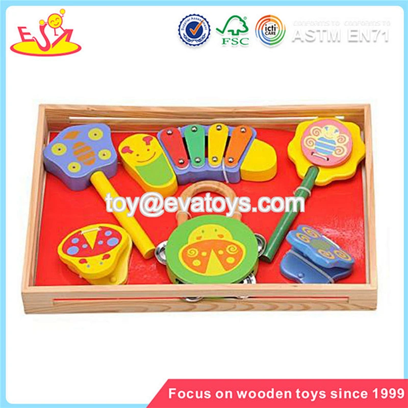 2021new creative wooden musical instruments kit toy for preschool kids W07A170