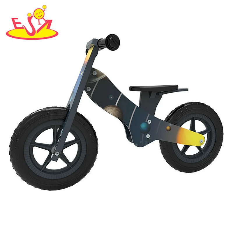 Customize preshcool wooden pink balance bike for girls  W16C262