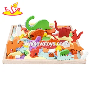 Most popular wooden animal puzzle for preschool kids W14A295