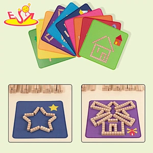 Wholesale preschool learning shape matching toys for kids W13E161