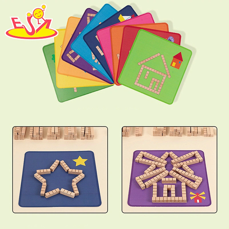 Wholesale preschool learning shape matching toys for kids W13E161