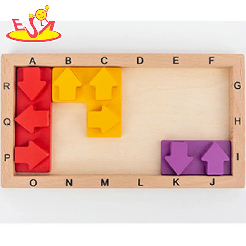 2021 Creative  eduacational wooden study toys for kids W12E104