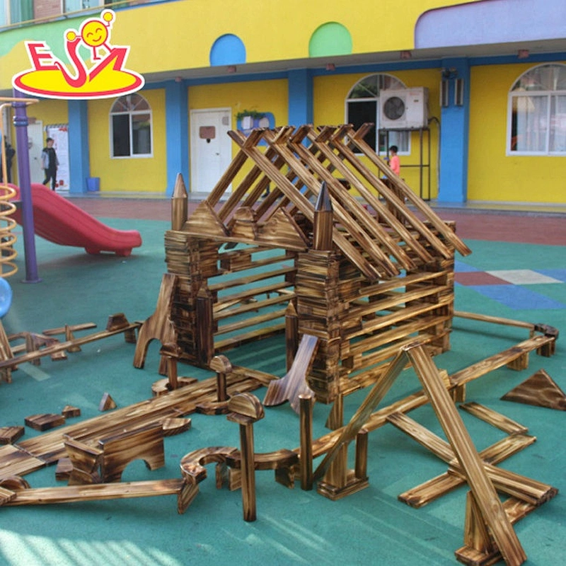 410PCS Outdoor wooden building blocks castle W01D093
