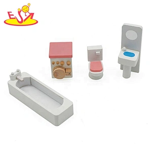 High grade simulation mIni doll house wooden house toy for girls W06A319