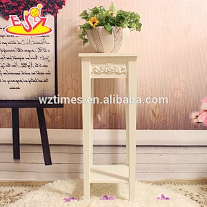 2018 New design indoor wooden plant stand high quality solid wooden plant stand top sale wooden plant stand W08H055