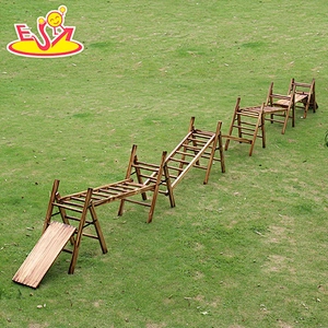 8PCS/ 16PCS/ 24PCS Outdoor wooden Kindergarten play ladder W01D092