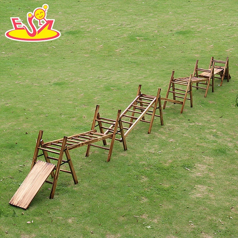 8PCS/ 16PCS/ 24PCS Outdoor wooden Kindergarten play ladder W01D092