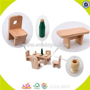 wholesale baby wooden doll house cheap kids wooden doll house top fashion children doll house W06A099