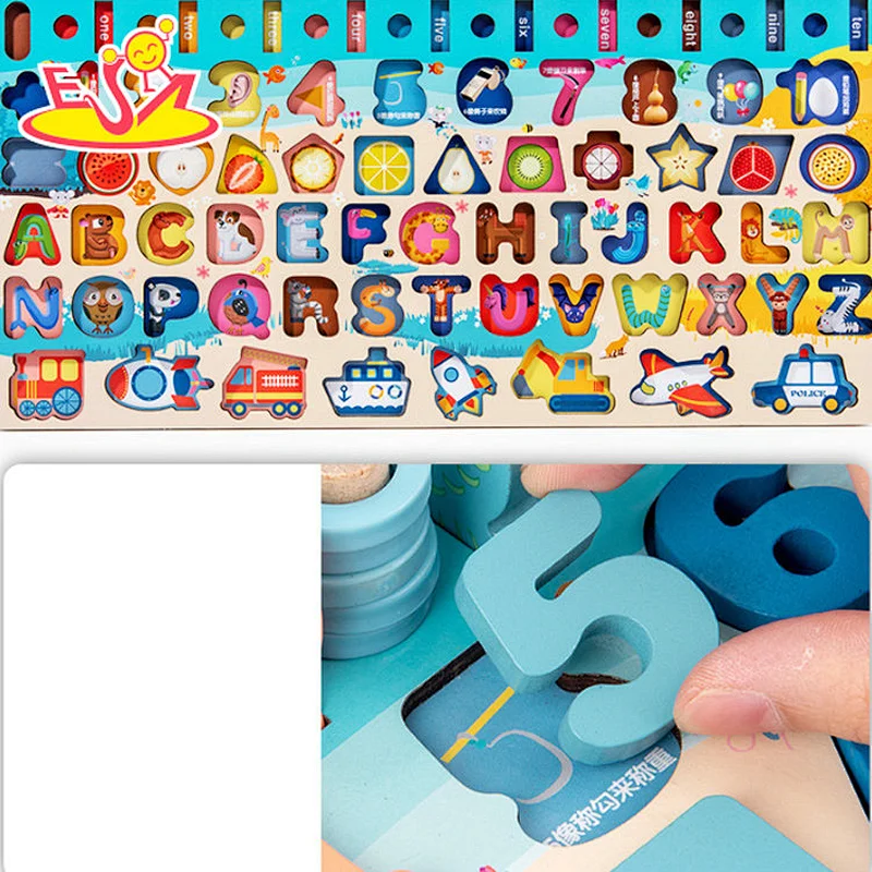 2021 Wholesale  eduacational wooden study toys for kids W12E095