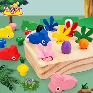 Customize wooden mini fun farm game for kids W01A413