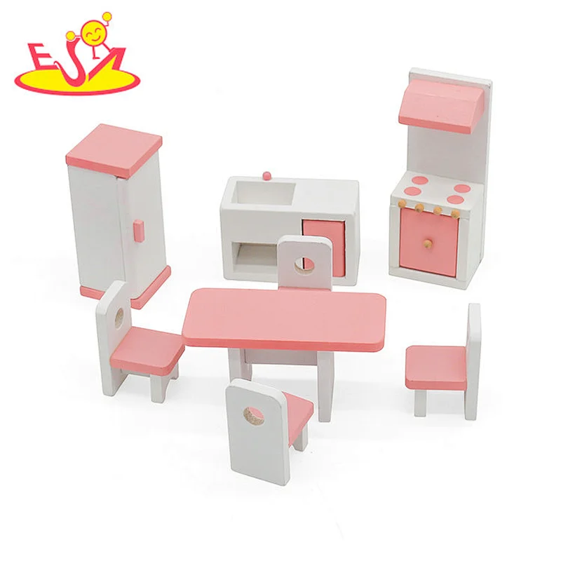 High grade simulation mIni doll house wooden house toy for girls W06A319
