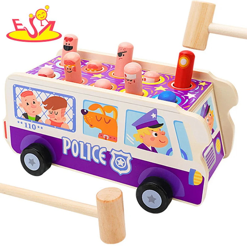 2021 new hottest musical wooden instrument beat toys for toddlers W11G075