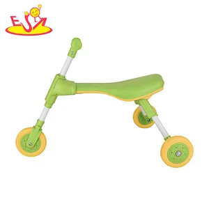High quality  colorful foldable wooden balance tricycle bike for children W16A039B