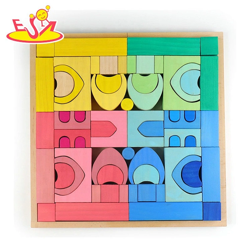 Educational  Wooden building blocks toy W13A244