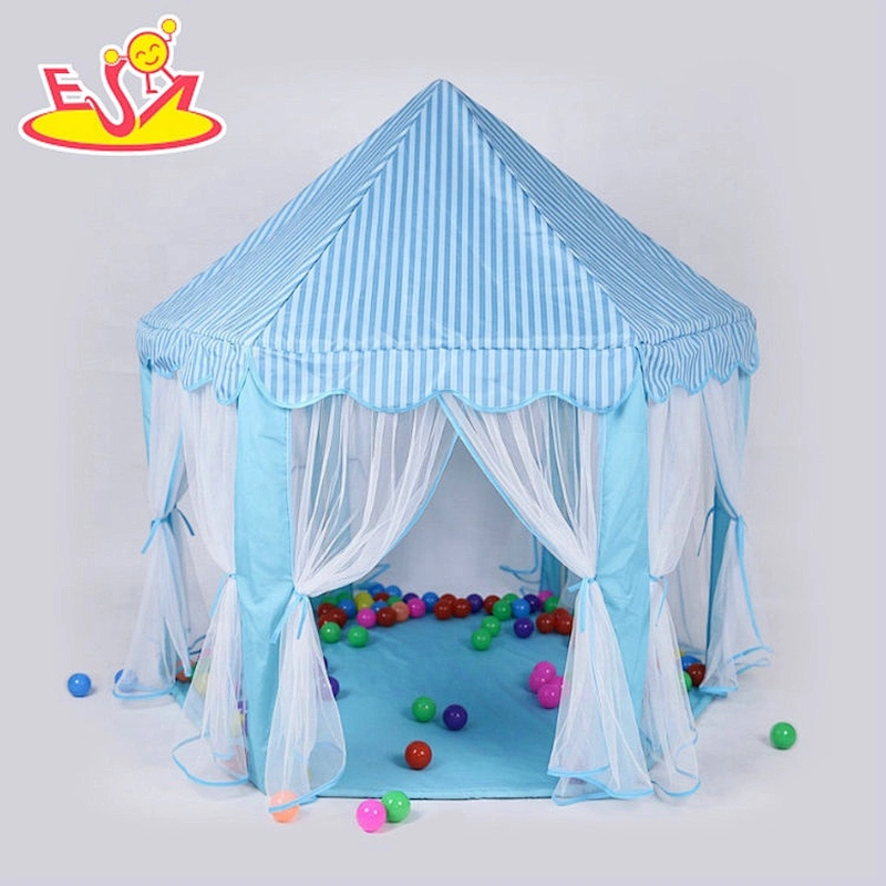 Indoor Outdoor portable folding baby princess castle pop up play tent with LED Light W08L015B