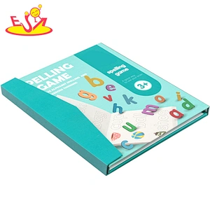 2021 Most popular preschool wooden learning book toy for children W12E106