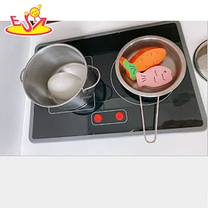 Hot sale Solid wood wooden kitchen for children  W10C616
