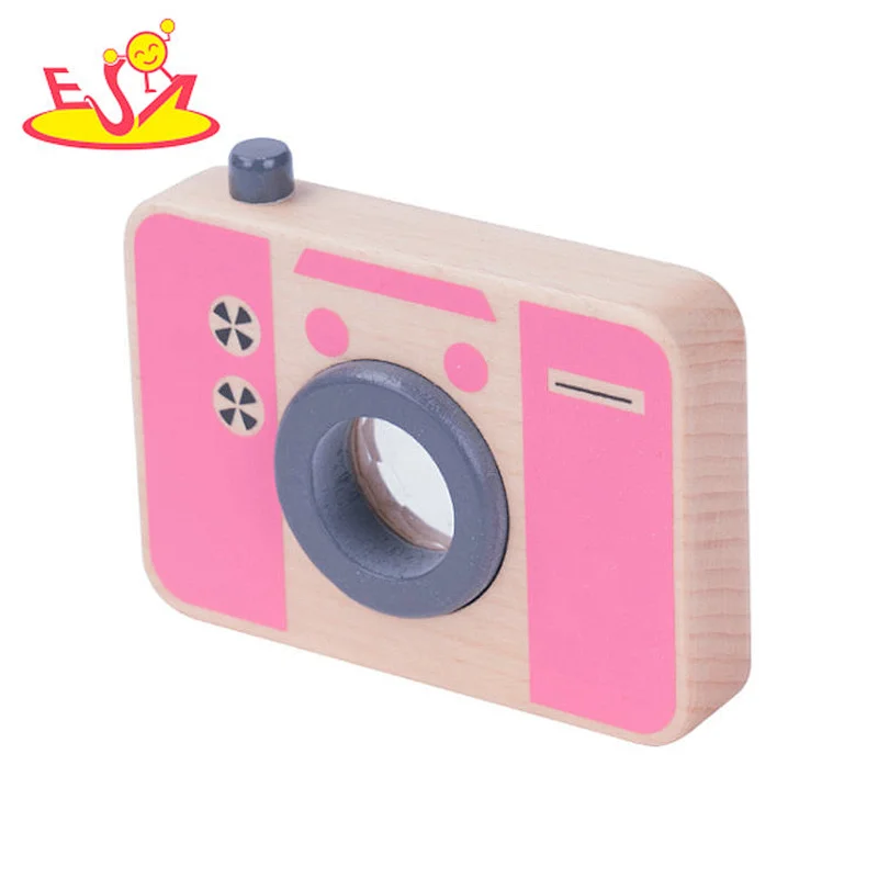 Most popular wooden toys camera kaleidoscope for children W01A367C