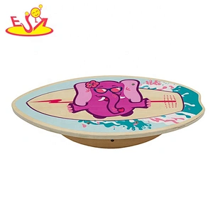 2021 New hottest  wooden wobble balance board for kids W01D075