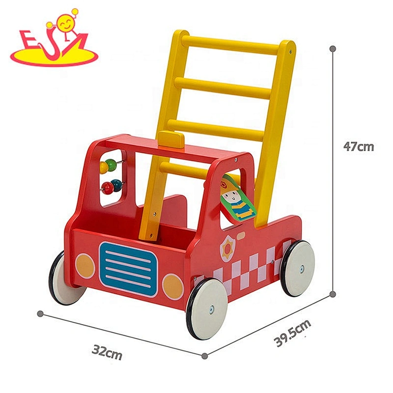 2021 New hottest  Wholesale wooden baby push walker multi-function wooden baby push walker for sale W16E160