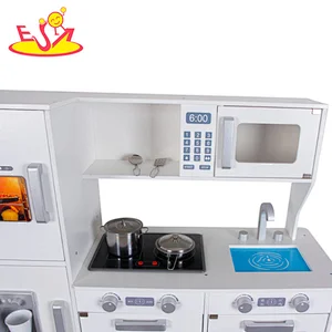 Hot sale Solid wood wooden kitchen for children  W10C616