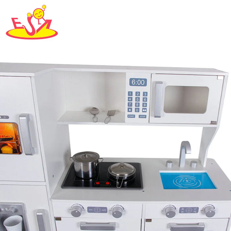 Hot sale Solid wood wooden kitchen for children  W10C616