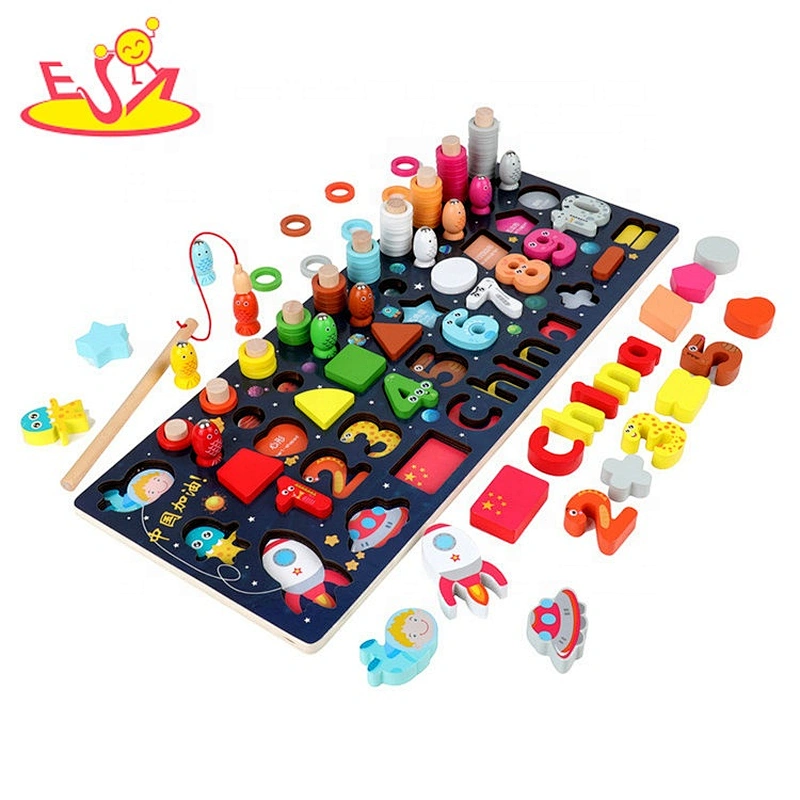 New design Wooden puzzle Magnetic  Game Toys W12D283