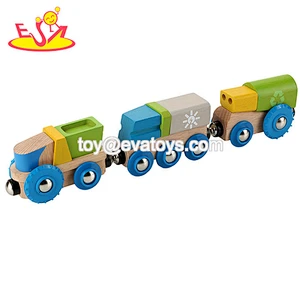 New design educational wooden pull along toys for kids W05C146