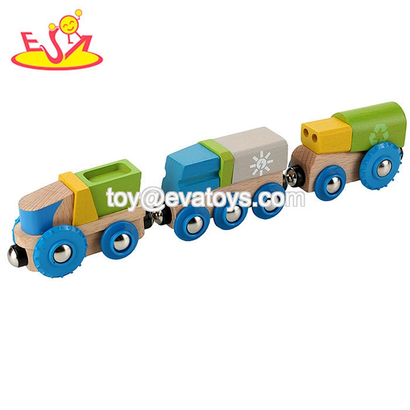New design educational wooden pull along toys for kids W05C146