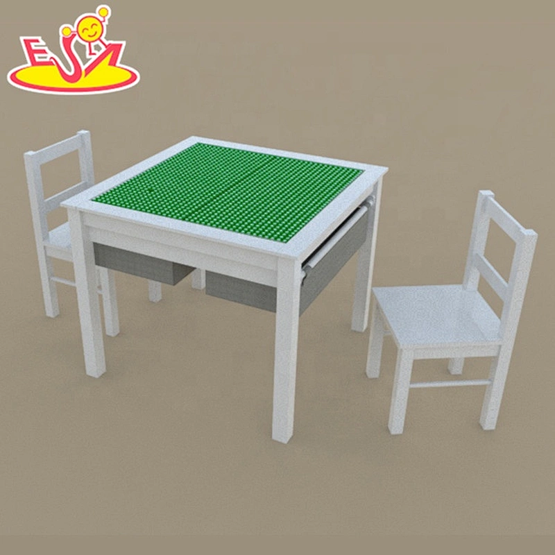 Most popular kindergarten Wooden table and chairs for kids W08G304