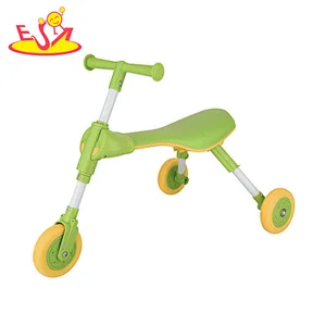 Most popular eduacational foldable wooden tricycle bike for kids W16A040