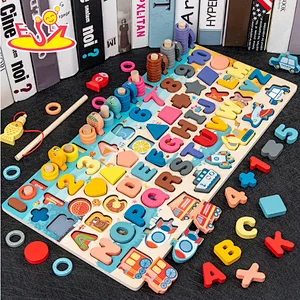2021 Wholesale  eduacational wooden study toys for kids W12E095