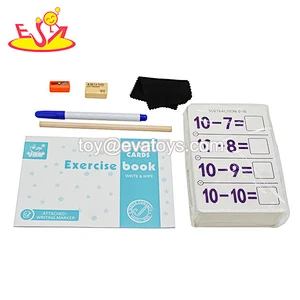 High quality educational wooden learning book toy for children W12E099