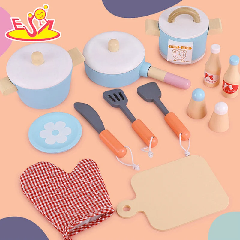 Wholesale educational wooden kitchen toy for children W10C620