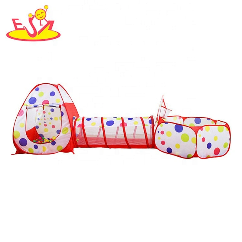 most popular folding kids crawl playhouse ball pit with tunnel W08L019