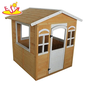 2021Top sale outdoor wooden house toys for kids garden playing W01D084