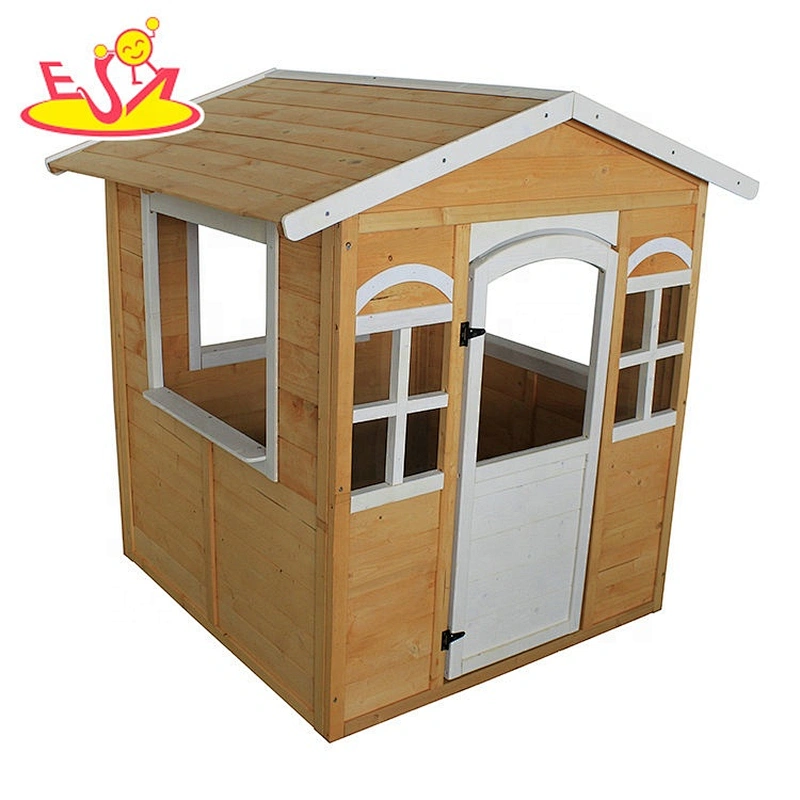 2021Top sale outdoor wooden house toys for kids garden playing W01D084