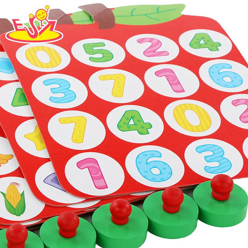 Hot sale Memory toys wooden puzzle W12E084